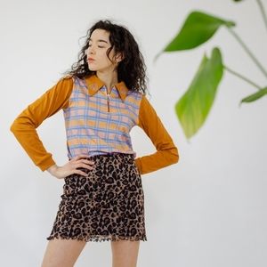 Long Sleeve Polo shirt, Saturday by Megan Ellaby